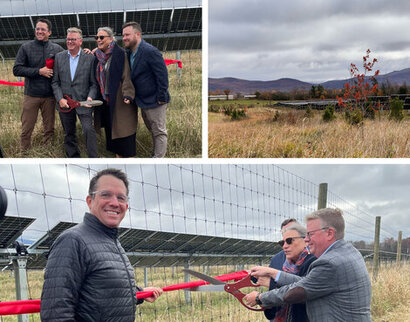 New solar array moves Middlebury College closer to 100 percent renewable energy