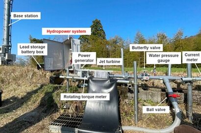 Docomo launches Japan’s first demo of self-powered hydropower base station