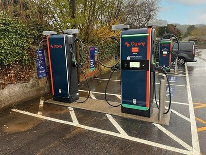 NewRiver REIT and Osprey Charging Network form EV rapid charging partnership