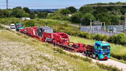 First East Anglia THREE electricity transformer deployed in Suffolk