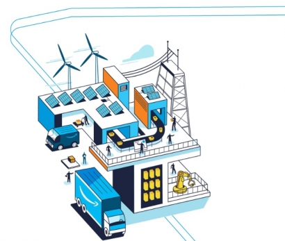 Amazon ya produce electricidad limpia en su complejo fotovoltaico de Sevilla