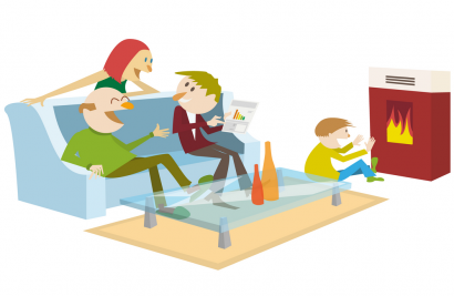 Calentarse con biomasa cuesta la mitad que hacerlo con gasóleo o gas