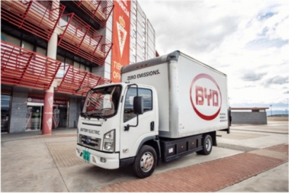 BYD Pure Electric Trucks Target Europe