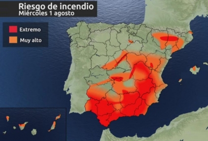 El segundo agosto más cálido del último medio siglo
