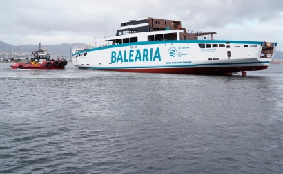 Baleària bota el primer ferry eléctrico cero emisiones de España