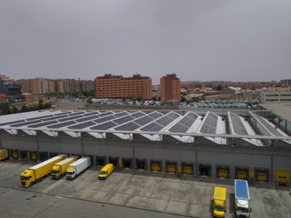 Placas fotovoltaicas del CTA de Vallecas