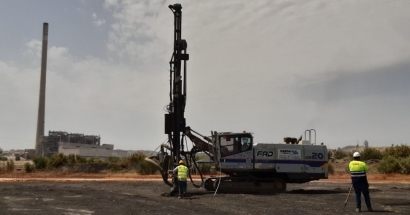 EGPE comienza la construcción de su primer parque solar en el perímetro de la central térmica de Andorra