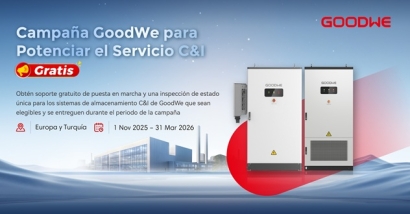 GoodWe impulsa el almacenamiento energético con soporte gratuito de puesta en marcha
