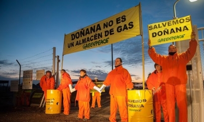 El almacen que quiere explotar Gas Natural en Doñana eleva a "muy alto" el riesgo de terremoto