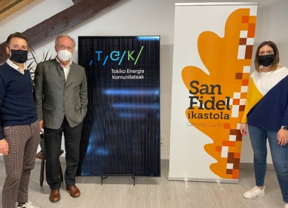 La Ikastola San Fidel elige a Petronor para poner en marcha la primera comunidad energética solar de Gernika-Lumo