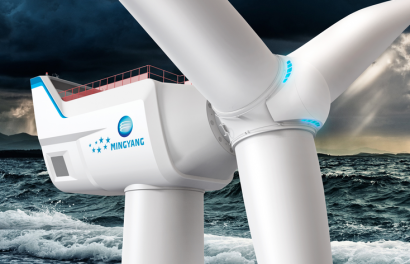La china MingYang desarrolla un aerogenerador marino de 16 MW, el mayor del mundo