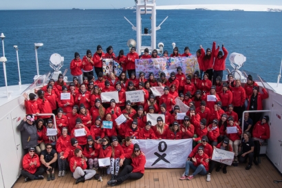 "Hemos visto y tocado el cambio climático en la Antártida"