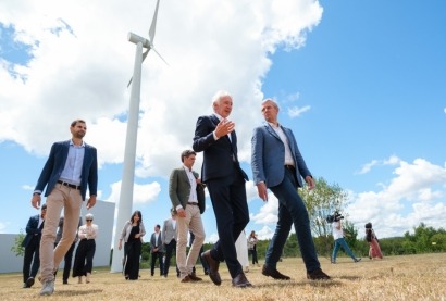 Rueda enmarca su visita a Norvento en la apuesta de la Xunta por la Agenda Energética Galicia 2030