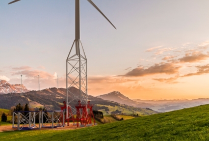 La pyme navarra Nabrawind toma posiciones en la carrera eólica de las torres "ultraaltas"
