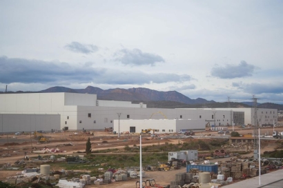 Acceso a la obra de la gigafactoría PowerCo en Sagunto / Jorge Gil - Europa Press