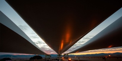 La planta de reciclado de palas eólicas de Acciona Waste2Fiber, declarada proyecto de interés foral en Navarra