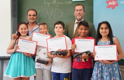 Un colegio de primaria sevillano, premio Wind Expert de EDPR