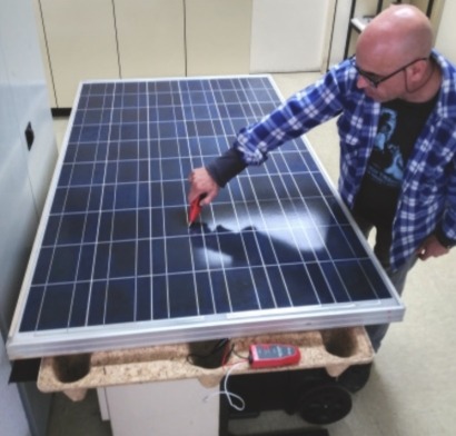 Investigadores del Ciemat desarrollan un nuevo método para reparar módulos solares