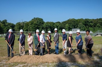 Groundbreaking Ceremony at Woodlands Field Kicks-Off Energy Efficiency Project