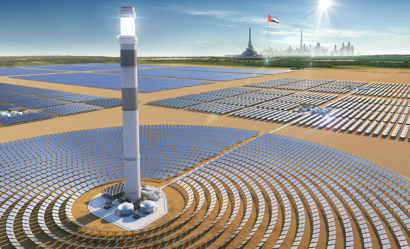 La torre más alta del mundo en una central solar ya está terminada