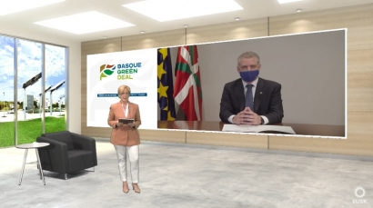 Urkullu y Tapia presentan "el modelo vasco para un desarrollo económico justo y sostenible"