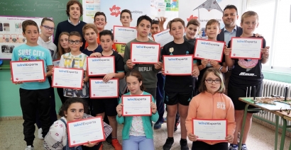 Un colegio de Albacete, premio EDPR Wind Experts