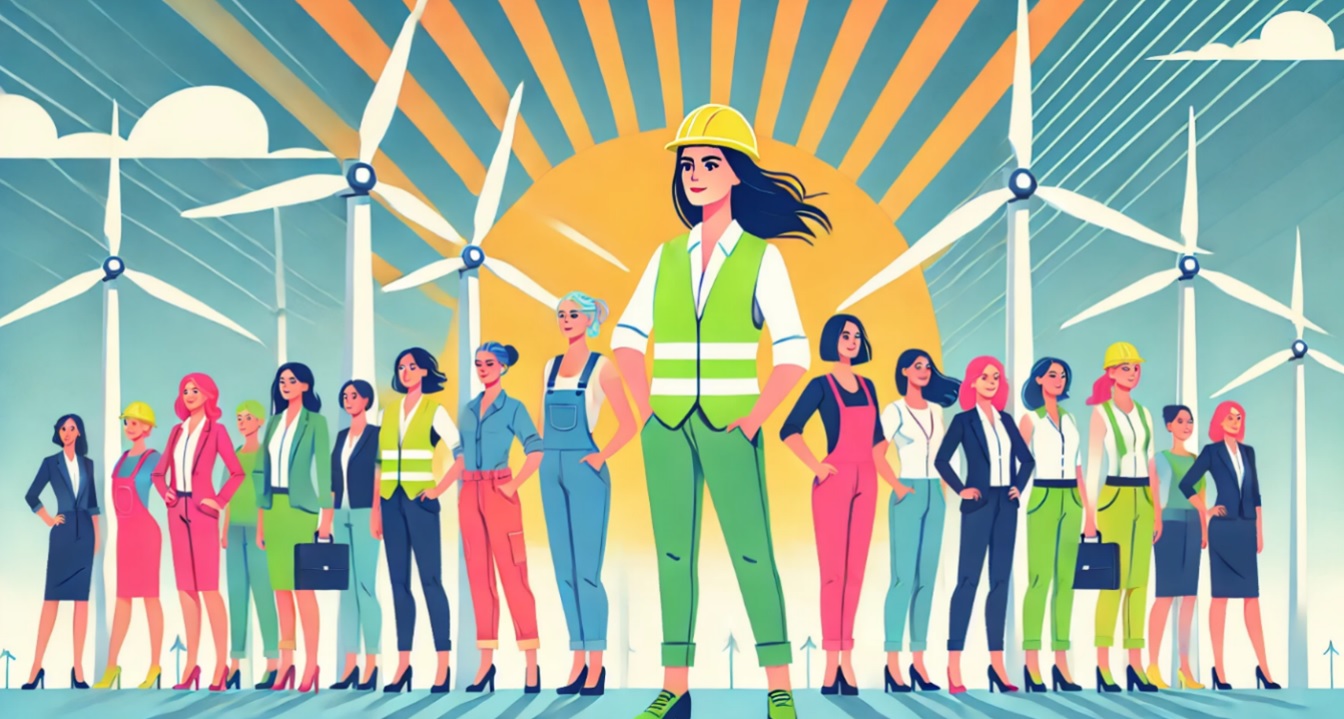 Las mujeres ocupan solo el 18,2% de los empleos en la transición energética