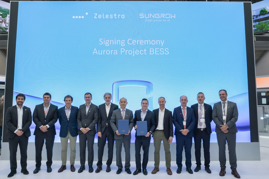 La vasca Zelestra y Sungrow se alían para ejecutar un mega-sistema de almacenamiento de energía solar en baterías 