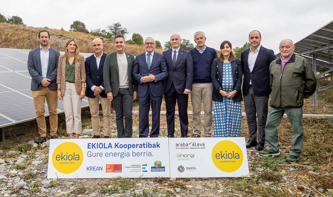 Ya hay diez cooperativas Ekiolas solares en Euskadi