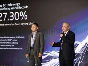 Las células solares de silicio de LONGi alcanzan una eficiencia del 27,30%, un nuevo récord mundial