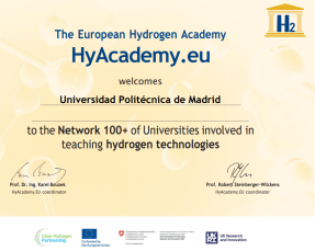 La Universidad Politécnica de Madrid entra en la Academia Europea del Hidrógeno