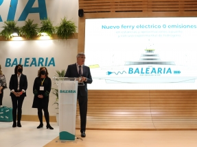 Baleària construye el primer barco eléctrico libre de emisiones en las estancias y aproximaciones