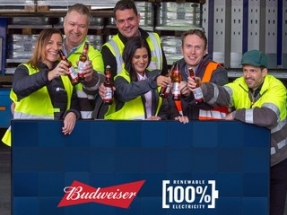Budweiser fabricará su cerveza con electricidad producida en España con paneles solares