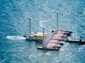 Seaworthy, la plataforma marina flotante que produce hidrógeno in situ con energía eólica y de las olas