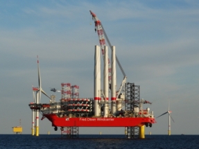 Fred. Olsen Windcarrier Contracted to Finish Trianel Windpark Borkum II Installation