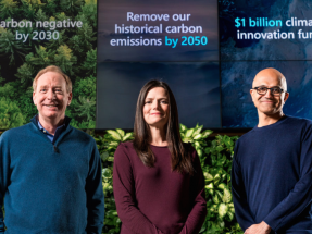 Microsoft se compromete a eliminar del medioambiente para 2050 todas las emisiones de carbono que ha generado