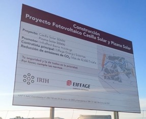 Eiffage Energía Sistemas construirá dos plantas fotovoltaicas de 50 MW en Sevilla