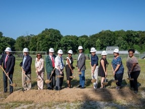 Groundbreaking Ceremony at Woodlands Field Kicks-Off Energy Efficiency Project