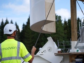 ¿Se puede construir un parque eólico con madera?