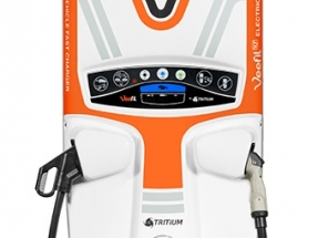 Tritium Brings its Fast Charger to Hanover Messe