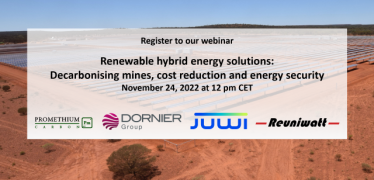 Renewable hybrid energy solutions: Decarbonising mines, cost reduction and energy security