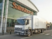 Sainsbury’s is the first to introduce a refrigerated truck cooled by a liquid nitrogen engine