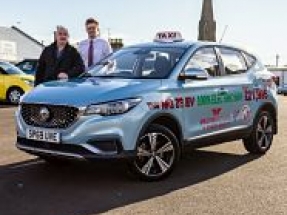 Tayport Taxis goes electric with new MG ZS EV