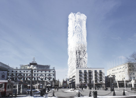 Strawscraper, a new concept in urban energy generation