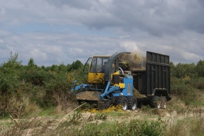 Pélet de matorral gallego para luchar contra los incendios forestales