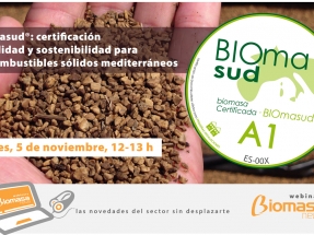 BIOmasud organiza un webinar para que se sumen más empresas al sello que certifica biomasas mediterráneas