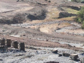 Cenizas de biomasa para descontaminar suelos mineros