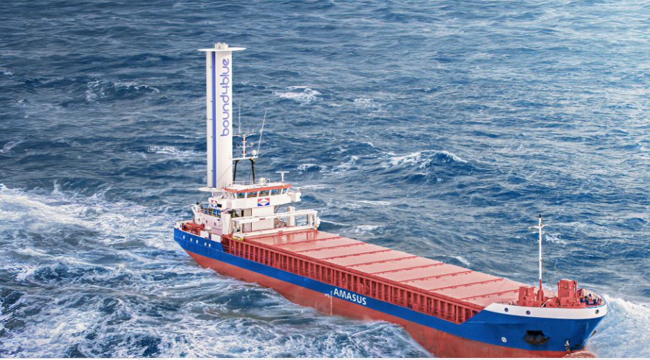 Amasus Signs 2nd Contract With Bound4blue For Suction Sail System On General Cargo Vessel