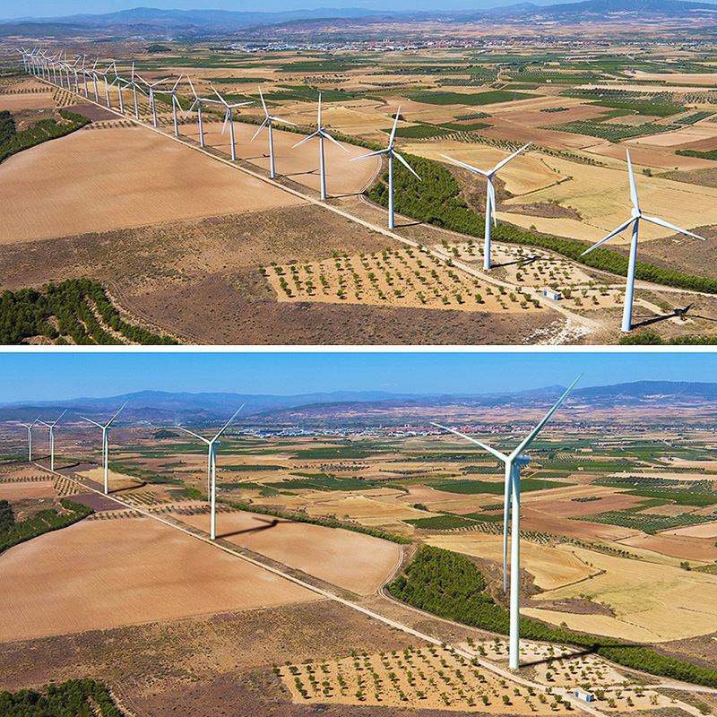 Statkraft. Repotenciación parque eólico Montes de Cierzo (Navarra)