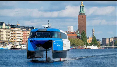 World’s first electric hydrofoil ferry line takes off in Stockholm